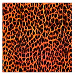 Lava Abstract Pattern  Large Satin Scarf (square) by OCDesignss