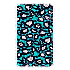 Turquoise Black Cheetah Abstract  Memory Card Reader