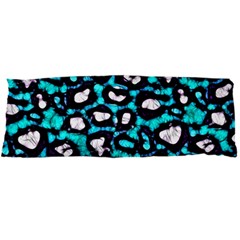 Turquoise Black Cheetah Abstract  Body Pillow Cases Dakimakura (Two Sides) 