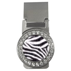 Black&white Zebra Abstract Pattern  Money Clips (cz) 