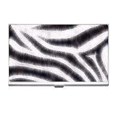 Black&white Zebra Abstract Pattern  Business Card Holders