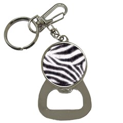 Black&white Zebra Abstract Pattern  Bottle Opener Key Chains