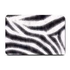 Black&white Zebra Abstract Pattern  Small Doormat 