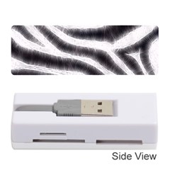 Black&white Zebra Abstract Pattern  Memory Card Reader (stick) 