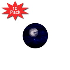 Moon And Stars 1  Mini Buttons (10 Pack) 