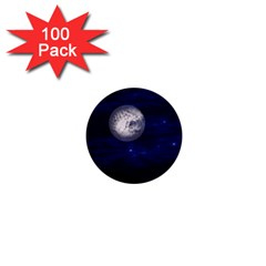 Moon And Stars 1  Mini Buttons (100 Pack) 