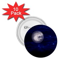 Moon And Stars 1 75  Buttons (10 Pack)