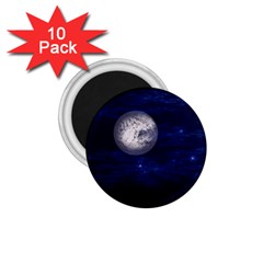 Moon And Stars 1 75  Magnets (10 Pack) 