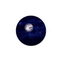 Moon And Stars Golf Ball Marker