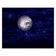 Moon And Stars Rectangular Jigsaw Puzzl