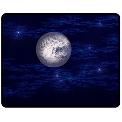 Moon And Stars Fleece Blanket (medium) 