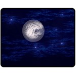 Moon and Stars Fleece Blanket (Medium)  60 x50  Blanket Front