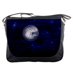 Moon And Stars Messenger Bags by digitaldivadesigns