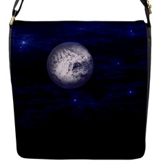 Moon And Stars Flap Messenger Bag (s)