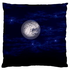 Moon And Stars Standard Flano Cushion Cases (two Sides) 