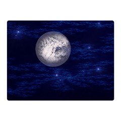 Moon And Stars Double Sided Flano Blanket (mini) 