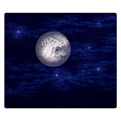 Moon And Stars Double Sided Flano Blanket (small) 