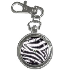 Black&white Zebra Abstract Pattern  Key Chain Watches