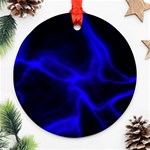 Cosmic Energy Blue Ornament (Round)  Front