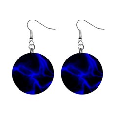 Cosmic Energy Blue Mini Button Earrings