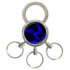 Cosmic Energy Blue 3-ring Key Chains