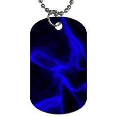 Cosmic Energy Blue Dog Tag (one Side)