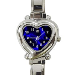 Cosmic Energy Blue Heart Italian Charm Watch