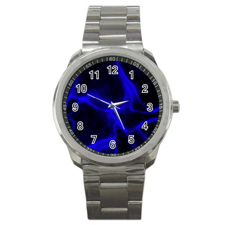 Cosmic Energy Blue Sport Metal Watches