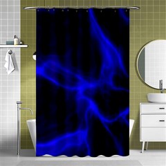 Cosmic Energy Blue Shower Curtain 48  X 72  (small)  by ImpressiveMoments