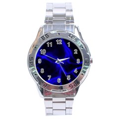 Cosmic Energy Blue Stainless Steel Men s Watch