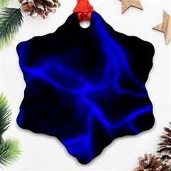 Cosmic Energy Blue Ornament (snowflake) 