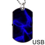 Cosmic Energy Blue Dog Tag USB Flash (Two Sides)  Front