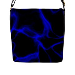 Cosmic Energy Blue Flap Messenger Bag (l) 