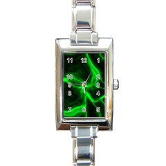 Cosmic Energy Green Rectangle Italian Charm Watches