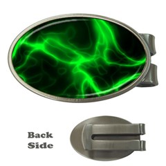 Cosmic Energy Green Money Clips (oval) 