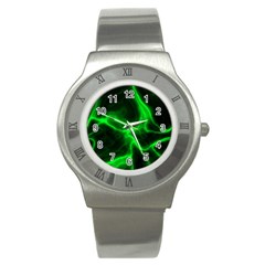 Cosmic Energy Green Stainless Steel Watches