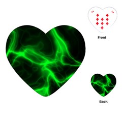 Cosmic Energy Green Playing Cards (heart) 