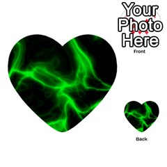 Cosmic Energy Green Multi-purpose Cards (heart) 