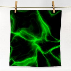 Cosmic Energy Green Face Towel