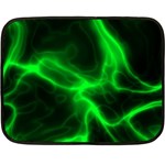 Cosmic Energy Green Double Sided Fleece Blanket (Mini)  35 x27  Blanket Front