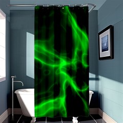 Cosmic Energy Green Shower Curtain 36  X 72  (stall) 