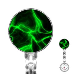 Cosmic Energy Green Stainless Steel Nurses Watches