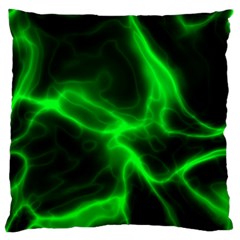 Cosmic Energy Green Standard Flano Cushion Cases (one Side) 