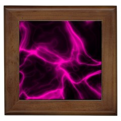 Cosmic Energy Pink Framed Tiles by ImpressiveMoments