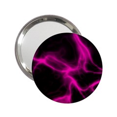 Cosmic Energy Pink 2 25  Handbag Mirrors