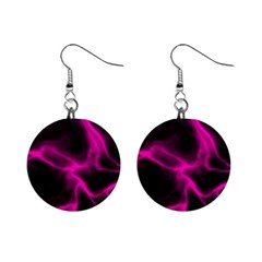 Cosmic Energy Pink Mini Button Earrings