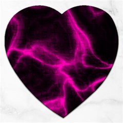 Cosmic Energy Pink Jigsaw Puzzle (heart)