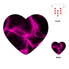 Cosmic Energy Pink Playing Cards (heart)  by ImpressiveMoments