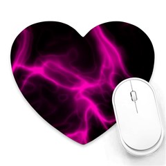 Cosmic Energy Pink Heart Mousepads