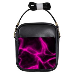 Cosmic Energy Pink Girls Sling Bags